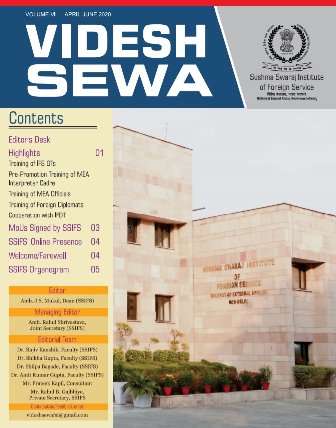 Videsh Sewa (SSIFS Newsletter) - 8th Issue for the quarter October-December 2020